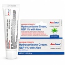Krem hydrokortyzonu - 1 krem z wyprysku z Aloe Vera - Premium Anti Itch Cream Extra Siła - Idealny do wysypki, swędzenie, ugryzienia owadów, skórki, detergenty, biżuteria