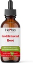Organiczny Goldenseal Root Extract- Boost Immunitet, Przeciwutleniacze, Liquid Alcohol Extract, 60 Servings 2 Fluid oz (60 ml)