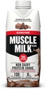 Mięśnie Mleko Genuine Protein Shake, Czekolada, 11 Fl Oz Pudełko, 12 Pack, 25 g Protein, Zero Sugar, Wapń, Witaminy A, C & D, 5g Fiber, Energizing Snack, Recovery Workout, Packaging May Vary