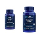Rozszerzenie życia NAD + Regenerator komórek i Resveratrol Elite, NiNAGEN nikotynamid rybozyd i Curcumin Elite Turmeric Extract, promuje zdrową reakcję zapalną