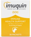 Nutramax Imuquin Immune Health Supplement Proszek dla psów i szczeniąt - Z Beta Glucans, Lipidy morskie, Witaminy i Minerały, 30 Pakiety