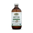 Flora Health MCT Oil Organic Energy Boost, C8 Captile & C10 Capric Acids, Keto, Kosher, Non-GMO Zweryfikowane, 100% z etycznych i zrównoważonych kokosów, 17 Fl Oz Liquid, Butelka szklana