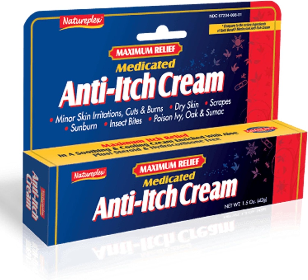 Maximum Relief Medicated Anti- Itch Cream 3 Pack
