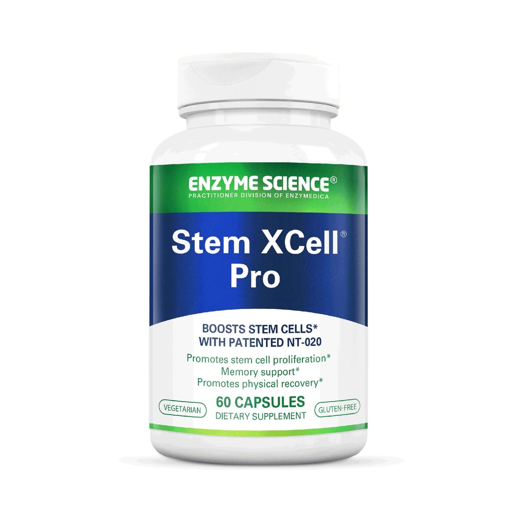 Enzym Science, Stem XCell Pro, Przeciwutleniacz na zdrowie komórkowe i immunologiczne, Suplement do zdrowia komórek macierzystych, 60 kapsułki