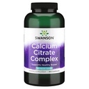 Swanson Wapnia Citrate Complex Muscle Bone Health Support Mineral Supplement 300 kapsułki