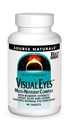 Źródło Naturals Visual Eyes Dietary Supplement - Multi- Nutricent Complex with Bilberry Extract, Lipoic Acid and Lutein - 90 Tablets