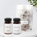 ANYA Multivitamin + Laktacja Tea Bundle Popartum Essentials dla kobiet, Pourodzeniowe suplementy do karmienia piersią