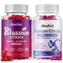 Cytrynian potasu 1000mg Gummies Cytrynian wapnia 1000mg Gummies membrany Support Leg Cramp, kości i mięśni Zdrowie