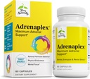 Terry Naturally Adrenaplex - Adrenal Gland Function Supplement - Glandular Support Supplement with Vitamins C & B6 - Dietary Supplement to Support Healthy Adrenal Function - 60 Capsules