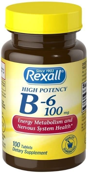 Rexall Witamina B6 100 mg tabletki, 100