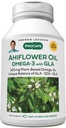 ANDREW LESSMAN Ahiflower Omega-3 z GLA - 120 Softgels - Uniquely Balanced, Plant-based Source of Essential Omega-3 Kwasy tłuszczowe. Brak żołądka, skażenia czy rtęci. Łatwe do połknięcia