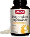 Jarrow Fixas Magnezu Optimizer - 200 Tabletów - Obsługuje Bone Health & Muscle Function - Ćwiczenia i Endurance Benefits - Obejmuje Tauryna, P5P & Witamina B6 - 100 Służenia