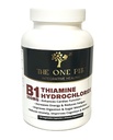 Witamina B1 Hydrochlorek tiaminy, Tiamina Hcl, 500mg- 120 Kapsułki, Wegan, Nie GMO, Brak sztucznych wypełniaczy lub dodatki stearynianowe.