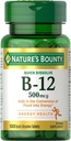 Nature 's Bounty Witamina B- 12 500 Mcg, 100 Hrabia