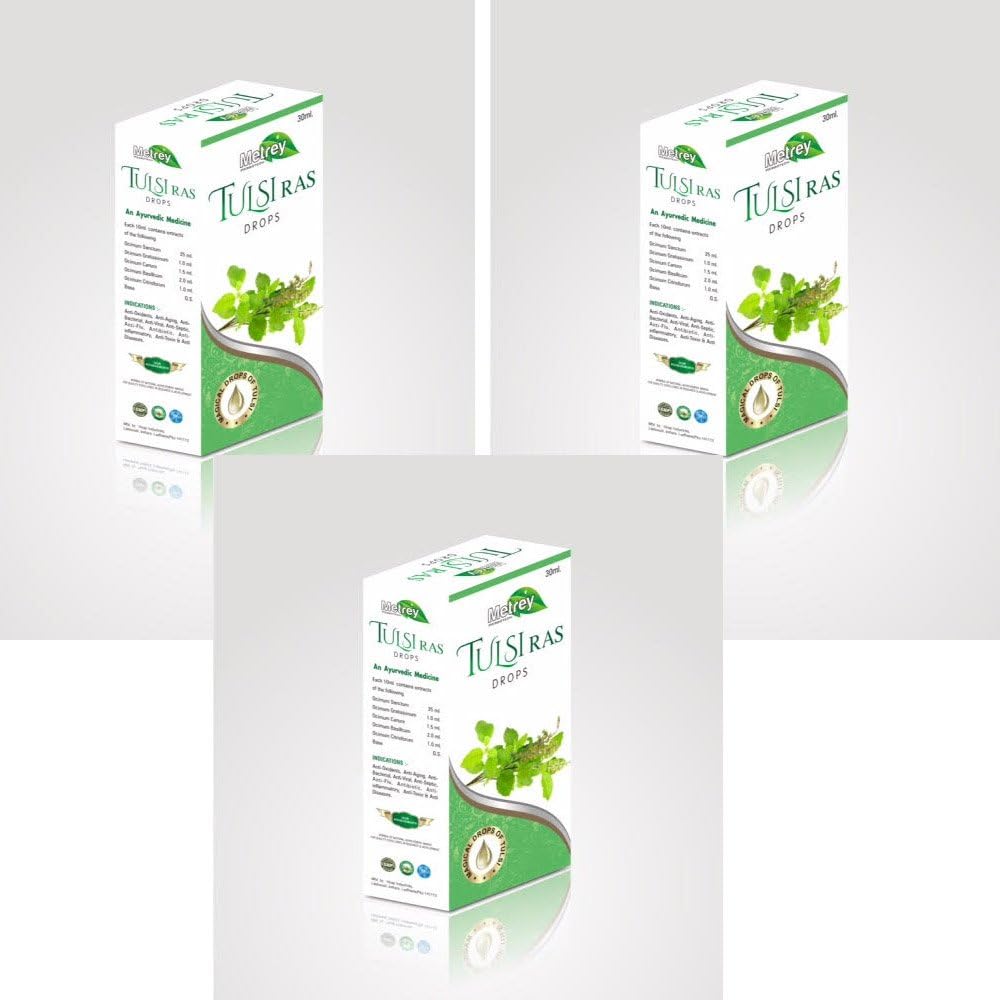 Metrey Tulsi Ras Krople po 3 (3 * 30 ml)