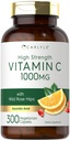 Witamina Carlyle C 1000mg do 124; 300 Kaplet wegetariańskich do 124; Kwas askorbinowy z Wild Rose HIPS do 124; Wysoka wytrzymałość Formuła do 124; Non-GMO i gluten suplement wolny