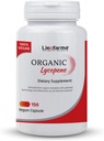 Likopen organiczny 124; przeciwutleniacz Suplement naturalny 124; z likopenem organicznym z pomidora 124; 150 Opakowanie kapsułki