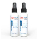 Dermasolve Stop Itch Spray 100% Organic Neem Oil, Scalp i łuszczyca ciała Ulgi, Sucha skóra, Bites, oparzenia słoneczne, oparzenia i wysypki