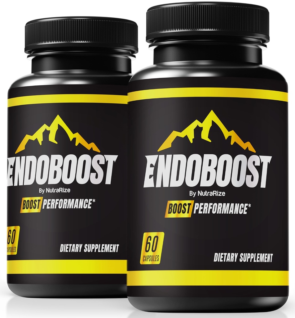NutraRize (Pack of 2 Endoboom for Men - (Oficjalny) Endoboom męskiej wydajności, Suplementy, Kapsułki, Endobost Recenzje dla Health Pills Pro Advanced Formuła (120 Kapsułki)