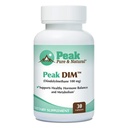 Szczyt Czysty i Naturalny Szczyt DIM - Wsparcie Zdrowy Hormon & Estrogen Balance - Metabolizm Suplement wsparcia Bilans 124; 100mg - 30 Kapsułki