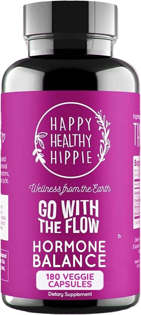 Hormon Balance for Women 180 Ct - PMS Supplement for Women, Menopause & Perimenopause Relief 124; Bloating Relief, Menstrual Cramp, Mood, PMDD Death 124; Chasteberry, Black Cohosh, Dong Quai Death 124; Vegan, Non-GMO