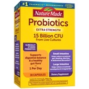 Nature Made Probiotics for Digestive Health Dodatkowa siła 15 Miliard CFU z żywych kultur, Probiotyki dla kobiet i mężczyzn, 30 Probiotyczne kapsułki, 30 Day Supply
