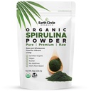 Proszek Spirulina, Koszerna, Surowa i Nienapromieniowana 124; Czysty białko wegańskie 124; Premium Energia Superfood, Wysoka w Amino Kwasy i przeciwutleniacze - 8oz