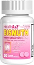 HealthA2Z ® Bismuth Xi124; Bismuth Subsalicylan 262mg Xivy124; Multi- Symptom Relief Xivy124; (50 Count (Pack of 1))