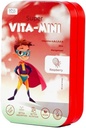 Soul Strips Super Vita- Mini - Essential Vitamin A, B, C, D, E, K & Minerals for Kids 'Growth & Health, Malina Flavor, Zero Sugar, 100% Vegan, 30 Pack Strips "