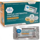 MED PRIDE Triple Antibiotic Ointment Pakiety luzem 144 X 0.9g, Indywidualne pakiety antybiotyczne Ointment for Burns, cięcia, Opieka nad ranami