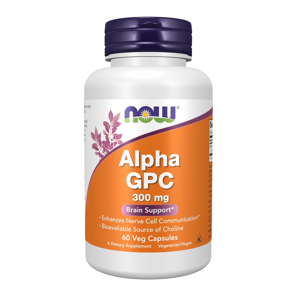 Teraz Suplementy, Alpha GPC 300 mg z Biodostępnym Źródłem Choliny, 60 Kapsułki Veg