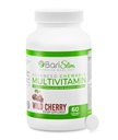 BariSlim Advanced Chewable Bariatric Multivitamin Tablets - Witamina bariatryczna i suplement do chirurgii pobariatrycznej, w tym obejście gastryczne i musowanie gastryczne 124; Wiśnia dzika (60 hrabiego)