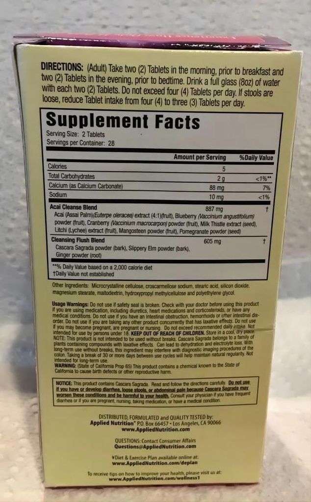 14- Day Acai Berry Cleanse 56- Count Bottle (Pack of 3) EW @ GT
