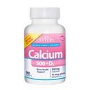 21 Century Wapnia Plus Extra D Cappets, 500 mg, 90 Hrabia, Opakowanie 1