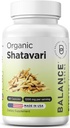 Organic Shatavari 1200mg, 60 Kapsułki - Lactation Support Vitamin, Hormonal Balance for Women, Asparagus Racemosus Root