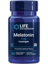 Przedłużenie życia Melatonina, 3 mg, Optimal Sleep Support, Zdrowy krąg rytmy, Cellular Defense, Gluten- Free, Non-GMO, Wegetarianin, 60 lizaki do żucia