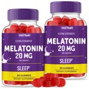 WellYeah Gummies melatonina 20mg (2 pack) 124; Support uśpienia 124; Maksymalna moc Gummies melatonina 20mg dla dorosłych 124; Szybkie rozpuszczone Gummies 124; Great Berry Flavor 124; 60 Hrabia 124; Wegan, Nie GMO