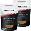 Terrasoul Superfoods Organic Reishi Mushroom Powder (4: 1 Extract), 11 Oz (2 Pack) - Immune Boosting Building 124; Kawa Enhancer 124; Deeper Sleep