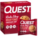 Quest Nutrition Chocolate Chip Muffin, 10g Protein, 2g Net Carb, Mniej niż 1g Sugar, Protein Snack, 4 Count