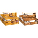 Quest Nutrition Chrupiący Czekoladowy Masło Peanut Hero Bar Protein, 18g Białko i Czekoladowy Masło Peanut Bary, Wysokie Białko, Niskie węglowodany, Gluten Free, Keto Friendly, 12 Hrabia