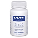 Czyste enkapsulacje Cynk 30 mg - Suplement do wsparcia układu immunologicznego, wzrostu i rozwoju oraz gojenia ran * - z Pikolinatem cynku 30 mg - 180 Kapsułek