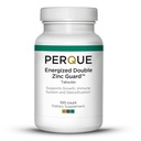 PERQUE Energized Double Cynk Guard 100 Tabs - Dual- Form Cynk Suplement z pikolinatem i cytratem - Wspiera zdrowie immunologiczne, skóry i komórek - Wysoka absorpcja, Nie-GMO, Gluten- Free Formuła - 100ct