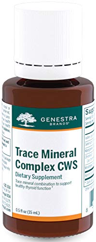 Genestra Brands Trace Mineral Complex CWS 124; wspomaga funkcje tarczycy i pomaga chronić przed stresem oksydacyjnym 124; 0,5 fl. oz.