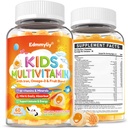 Kids Multivitamin Gummies - Vitamins A D3 K2, Methylated B-Complex with Omega-3, Iron for Immune & Development Support - Organic Mixed-Berry Flavor Multivitamins for Kids Daily - Sugar Free & Vegan