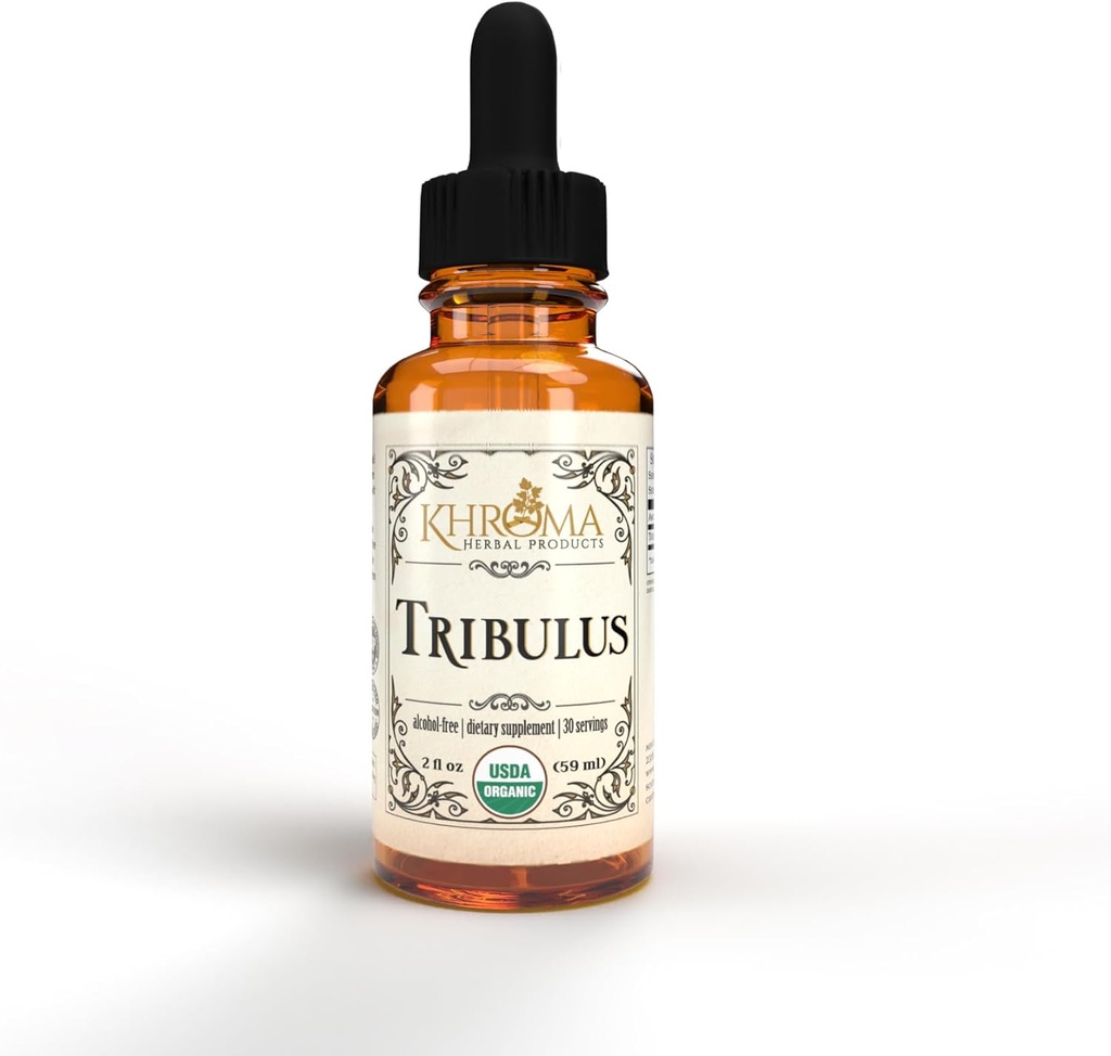 Chromama Herbal Products Organic Tribulus 30 Servings - 800 MG - Max Siła Płyn - Bez alkoholu - 2 FL OZ