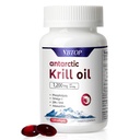 Oil kryla antarktycznego 1200 mg na serwowanie, 120 Softgeli szybkiego uwalniania z Omega-3 EPA DHA, Astaksantyny i fosfolipidów, Mercury Free, No Fishy Aftersmast for Heart, Joint & Brain Health