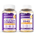 1 paczka dla dzieci Gumiaki wapnia + 1 paczka D3 K2 Gumiaki Witamina D3 10000 IU + K2 (MK7) 120mcg