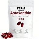 Astaksantyna 12 mg, Natural Astaksantyna Suplementy Algae, 120 Softgels 4- Miesiąc Dostawy