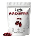Astaksantyna 12 mg, Natural Astaksantyna Suplementy Algae, 120 Softgels (1 worek)