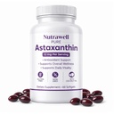 IRMI Nutrawell Astaxanthina 12 mg Softgels, Premium Natural Astaxanthin Bis124; Gluten- Free, Non-GMO Bis124; Daily Eye & Skin Support, 60 Soft żel